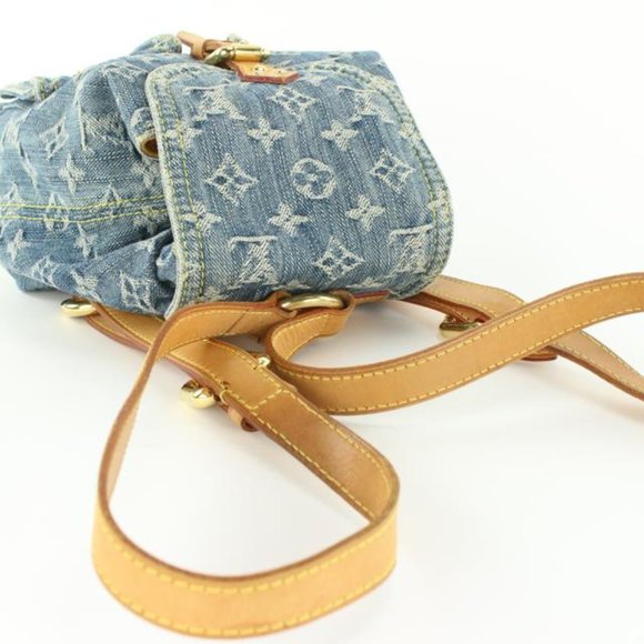 Louis Vuitton Monogram Denim Mini Backpack Sac a Dos PM 6LVJ1020 main image 6